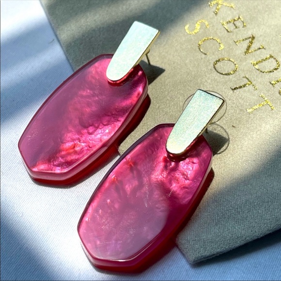 Kendra Scott- Aragon Drop Earrings Turquoise - Picture 1 of 3